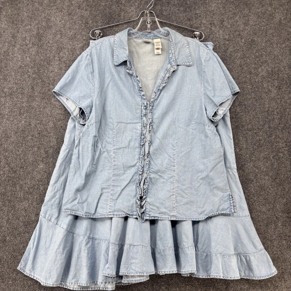 Emma James Light Blue Denim Dress